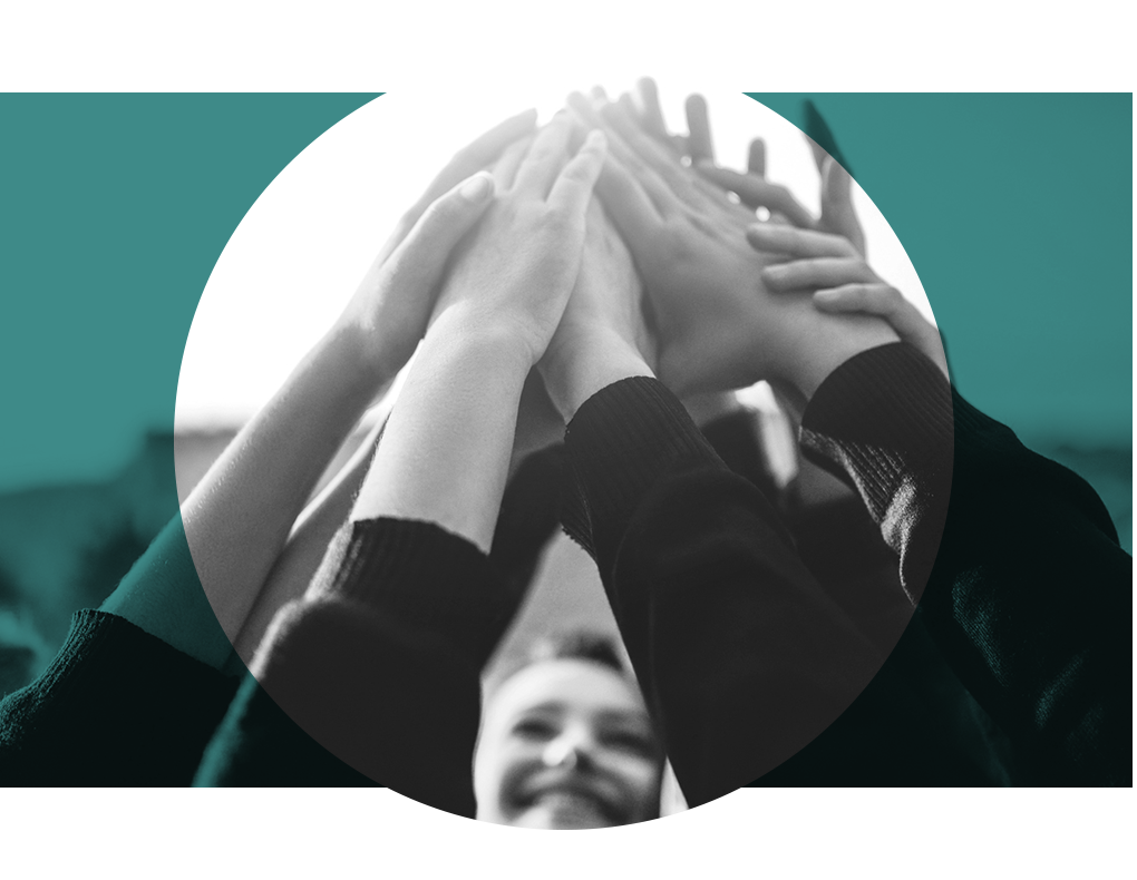 Optima Global employees volunteering at a food bank